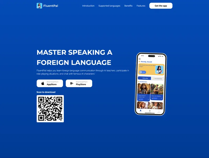 Screenshot of FluentPal
