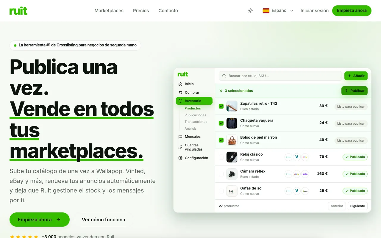 Screenshot of Ruit